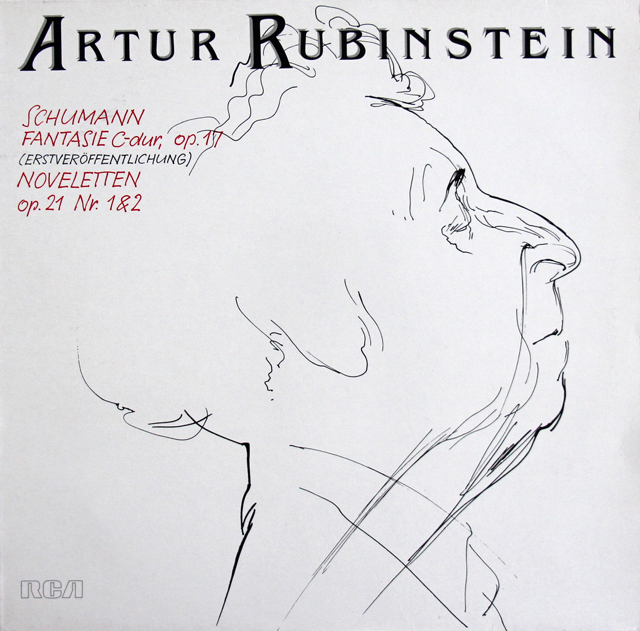 ルービンシュタインのシューマン/幻想曲ほか　独RCA　3709　LP レコード