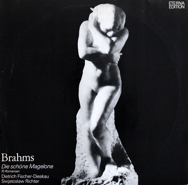フィッシャー=ディースカウ、リヒテルのブラームス/「ティークのマゲローネによるロマンス」　独ETERNA　3709　LP レコード