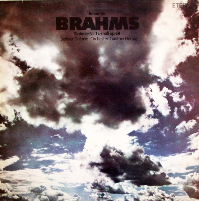ヘルビヒのブラームス/交響曲第1番　独ETERNA　3709　LP レコード