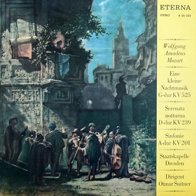 スウィトナーのモーツァルト/「アイネ・クライネ・ナハトムジーク」ほか　独ETERNA　3709　LP レコード
