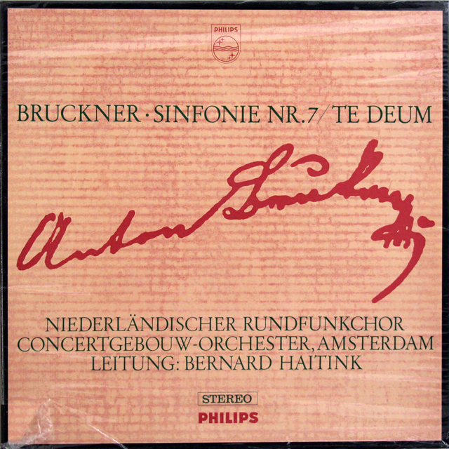 【未開封】　ハイティンクのブルックナー/交響曲第7番　蘭PHILIPS　3709　LP レコード