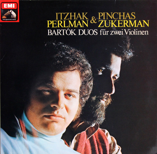パールマン&ズッカーマンのバルトーク/44のヴァイオリン二重奏曲　独EMI　3710　LP レコード