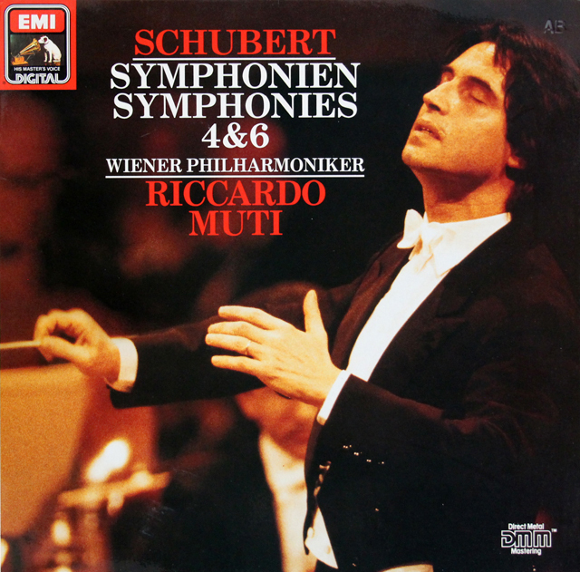 ムーティのシューベルト/交響曲第4番「悲劇的」、第6番　独EMI　3717　LP レコード