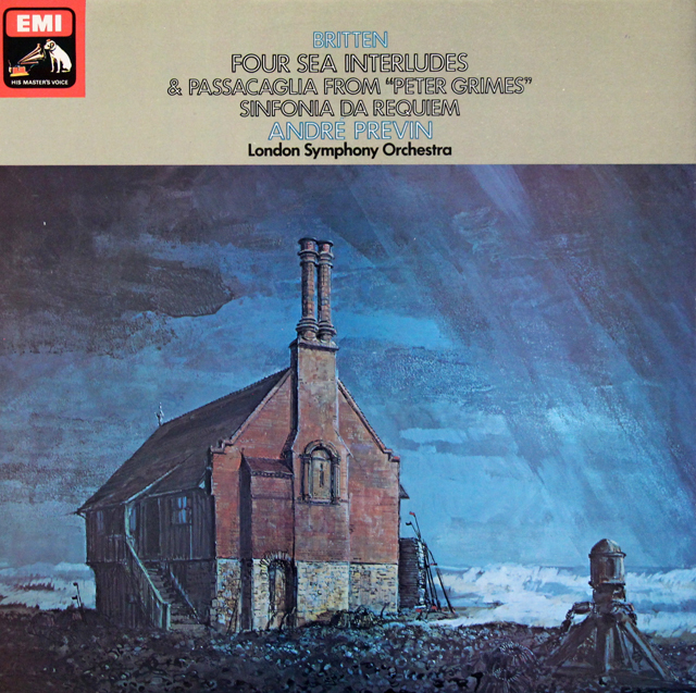 【オリジナル盤】プレヴィンのブリテン/「ピーター・グライムス」から「四つの間奏曲」ほか　英EMI　3717　LP レコード