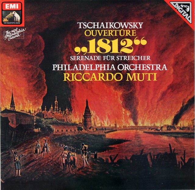 LP レコード ムーティのチャイコフスキー/大序曲「1812年」、弦楽