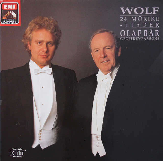 ベーアのヴォルフ/メーリケ詩集より　独EMI　3718　LP レコード