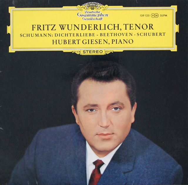 ヴンダーリヒのシューマン/「詩人の恋」ほか　独DGG　3720　LP レコード