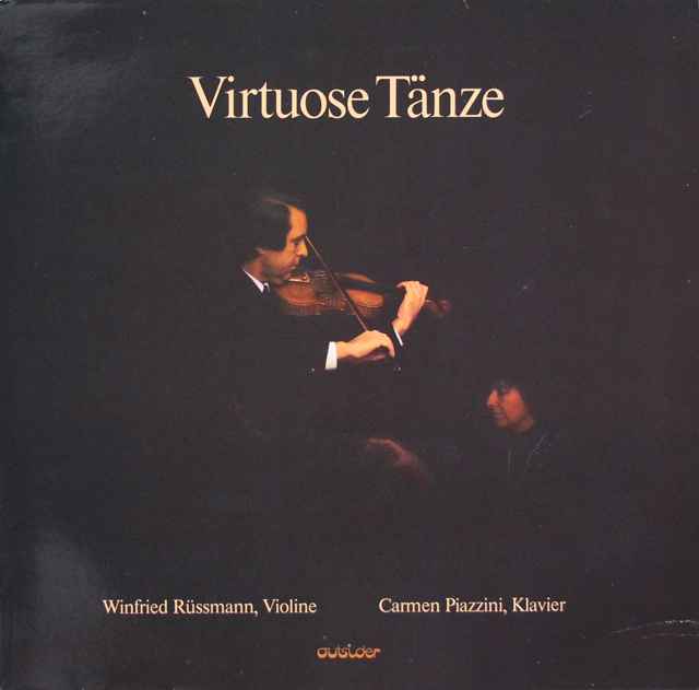 リュスマン、ピアッツィーニの「技巧的舞曲集」（ブラームス/ハンガリー舞曲第1番 ほか）　独outsider　3720　LP レコード