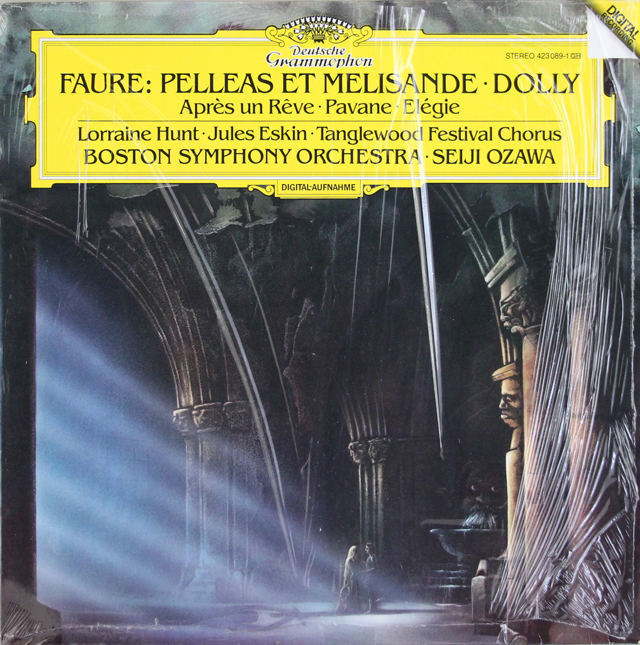 小澤征爾のフォーレ/「ペレアスとメリザンド」ほか　独DGG　3721　LP レコード