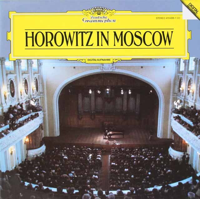ホロヴィッツ/モスクワライヴ1986　独DGG　3722　LP レコード