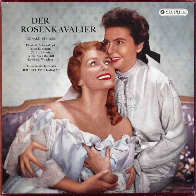 LP レコード オリジナル盤 カラヤンのR.シュトラウス/「ばらの騎士