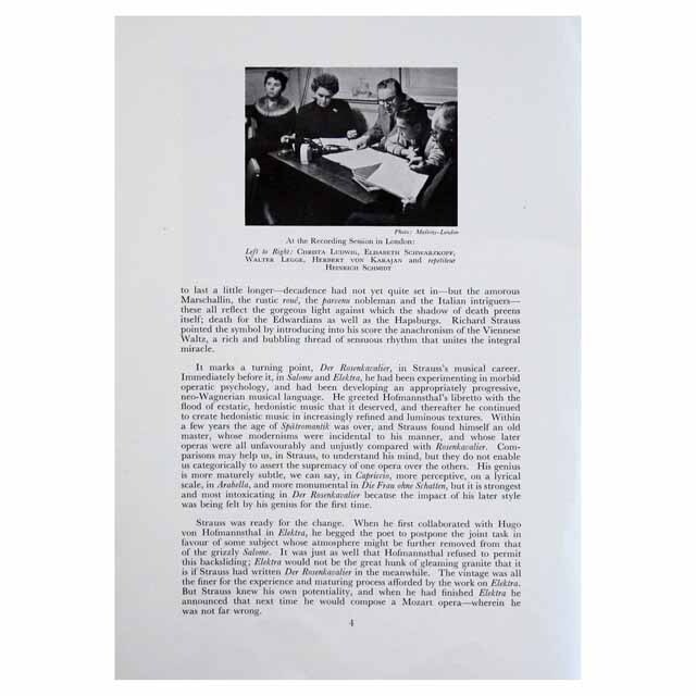 LP レコード モノラル・オリジナル盤 カラヤンのR.シュトラウス/「ばら