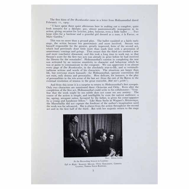 LP レコード オリジナル盤 カラヤンのR.シュトラウス/「ばらの騎士