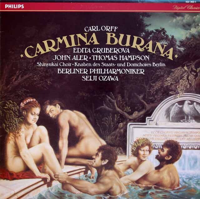 小澤のオルフ/「カルミナ・ブラーナ」　蘭PHILIPS　3722　LP レコード