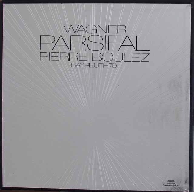 ブーレーズのワーグナー/「パルジファル」全曲 　独DGG　3722　LP レコード