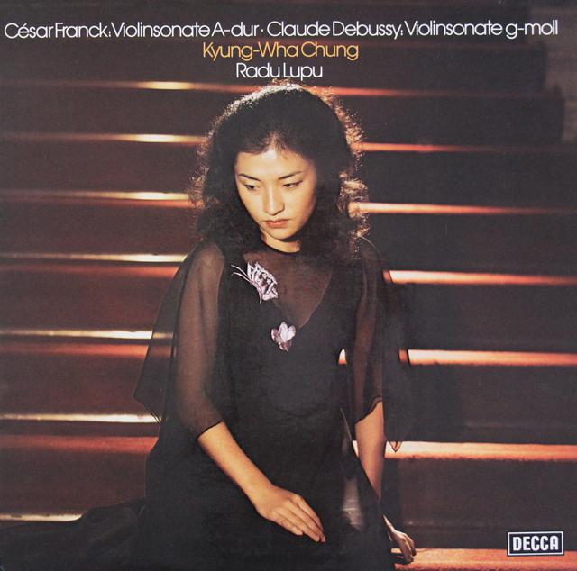 チョン、ルプーのフランク/ヴァイオリンソナタほか　独DECCA　3724　LP レコード