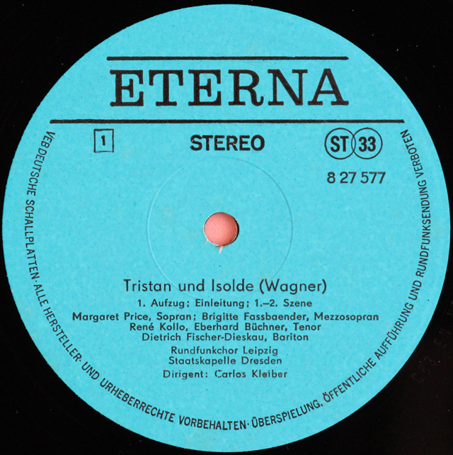 LP レコード クライバーのワーグナー/「トリスタンとイゾルデ」全曲 独