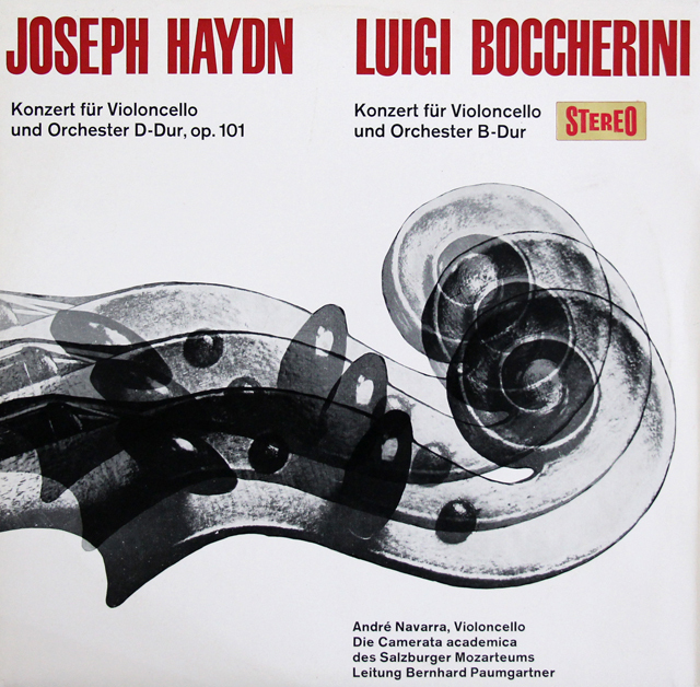 ナヴァラ、パウムガルトナーのハイドン、ボッケリーニ/チェロ協奏曲集　独fono-ring　3725　LP レコード