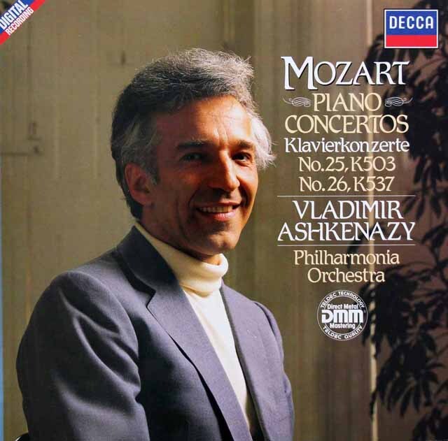アシュケナージのモーツァルト/ピアノ協奏曲第25&26番「戴冠式」　独DECCA　3726　LP レコード