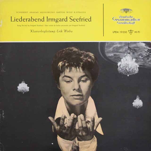 【フラット盤・独最初期盤・モノラル】　ゼーフリートの歌曲の夕べ　独DGG　3726　LP レコード