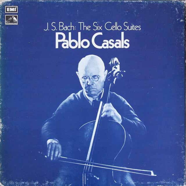 LPレコード3枚組パブロ・カザルス　バッハ無伴奏チェロ組曲全集仏盤美品 LP レコード カザルスのバッハ/無伴奏チェロ組曲 英EMI 3726