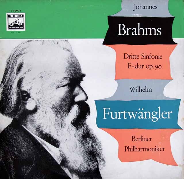 LPレコード フルトヴェングラーのブラームス/交響曲第3番 独EMI 3727