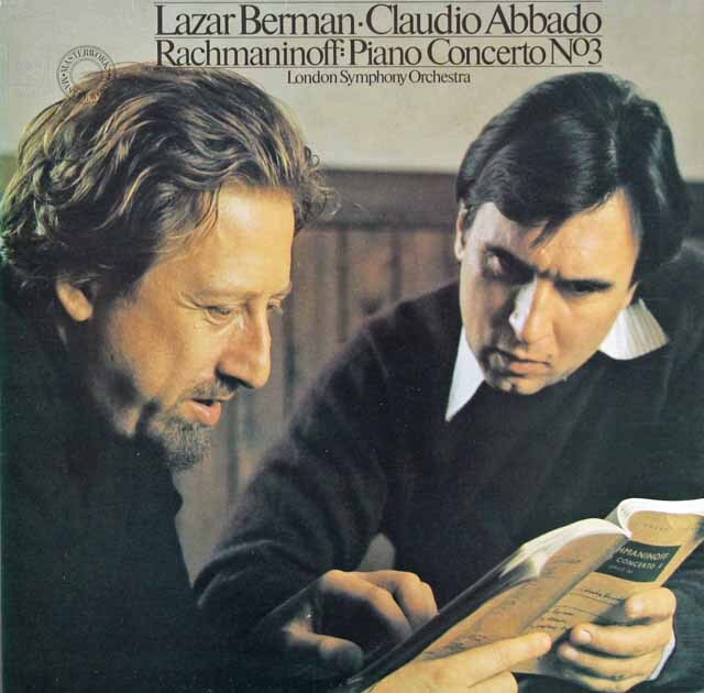 ベルマン、アバドのラフマニノフ/ピアノ協奏曲第3番　独CBS　3727　LP レコード