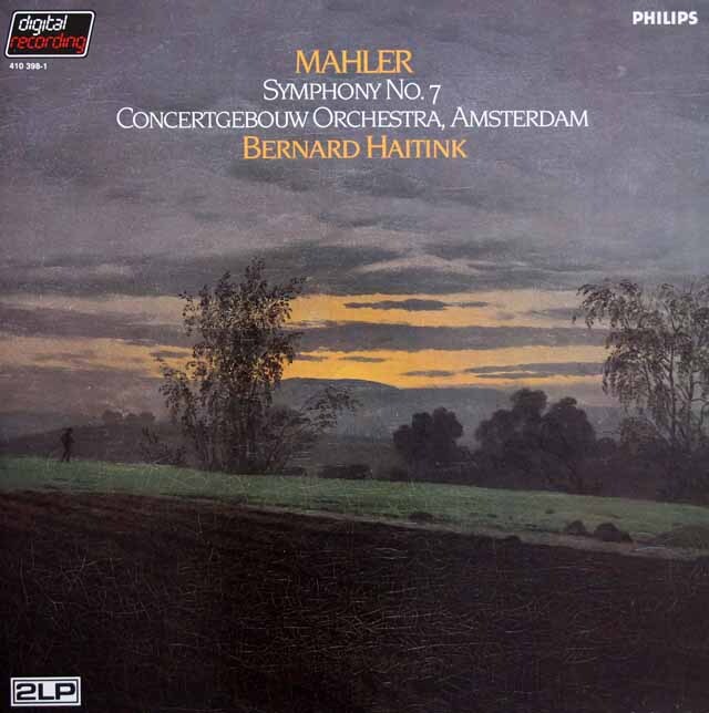 ハイティンクのマーラー/交響曲第7番　蘭PHILIPS　3727　LP レコード
