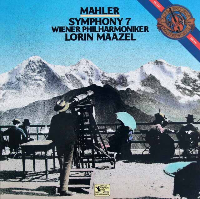 マゼールのマーラー/交響曲第7番　蘭CBS　3727　LP レコード