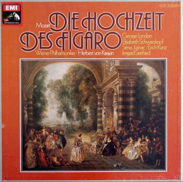 【未開封】　カラヤンのモーツァルト/「フィガロの結婚」　独EMI　3727　LP　レコード