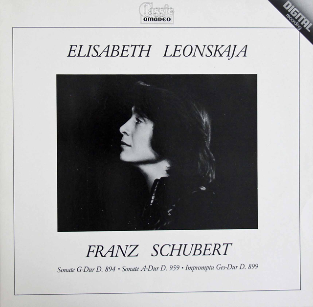 レオンスカヤのシューベルト/ピアノソナタ第18&20番ほか　オーストリアamadeo　3728　LP レコード