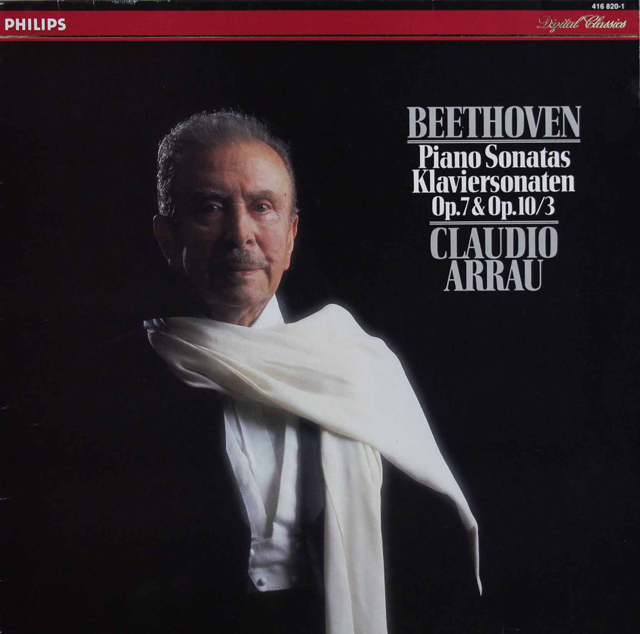 LP レコード アラウのベートーヴェン/ピアノソナタ第4、7番 蘭PHILIPS 3728