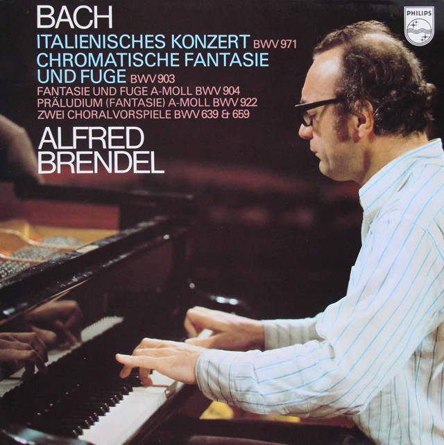 ブレンデルのバッハ/イタリア協奏曲ほか　蘭PHILIPS　3728　LP レコード