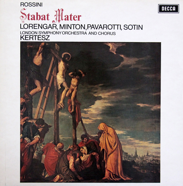 【オリジナル盤】　ケルテスのロッシーニ/「スターバト・マーテル」　英DECCA　3728　LP レコード