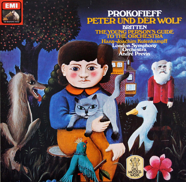 プレヴィン　アンドレ　指揮　ロスフィル　1988年　福岡公演パンフレット LP レコード プレヴィンのプロコフィエフ/「ピーターと狼」ほか 独EMI 3728