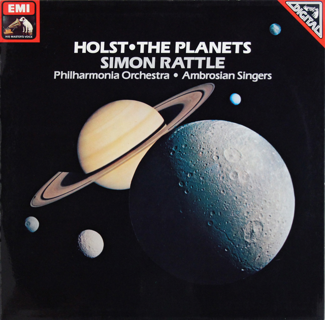 ラトルのホルスト/「惑星」　独EMI　3728　LP レコード