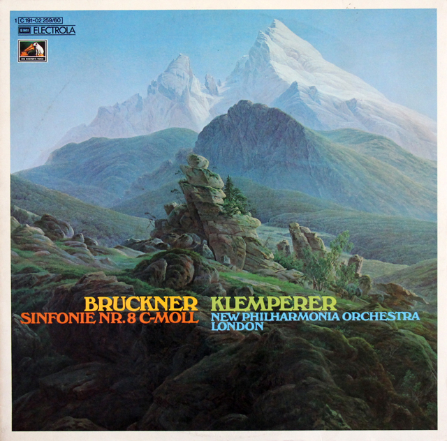 クレンペラーのブルックナー/交響曲第8番　独EMI　3728　LP レコード