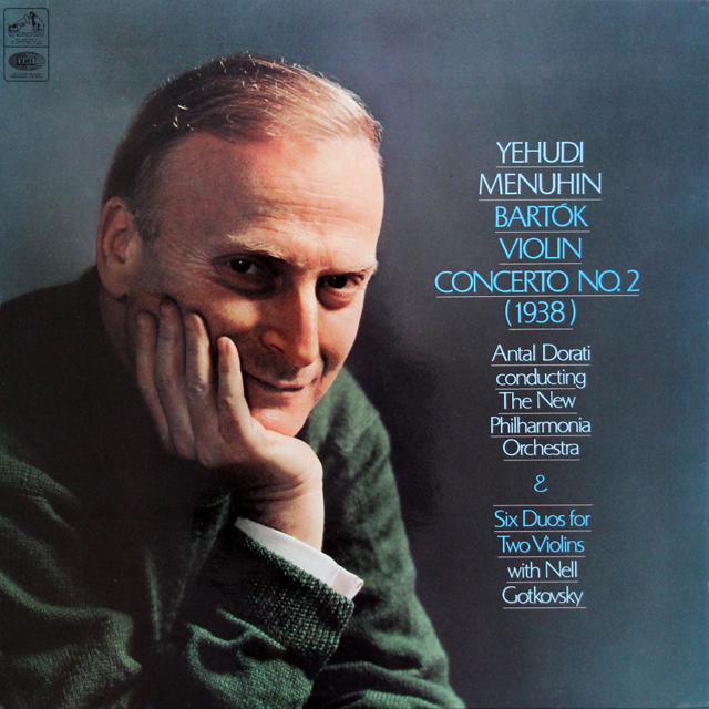 【オリジナル盤】　メニューイン、ドラティのバルトーク/ヴァイオリン協奏曲第2番ほか　英EMI　3728　LP レコード