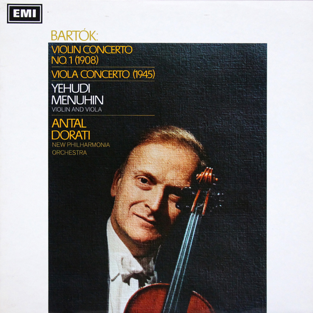 【オリジナル盤】　メニューイン、ドラティのバルトーク/ヴァイオリン協奏曲第1番ほか　英EMI　3728　LP レコード