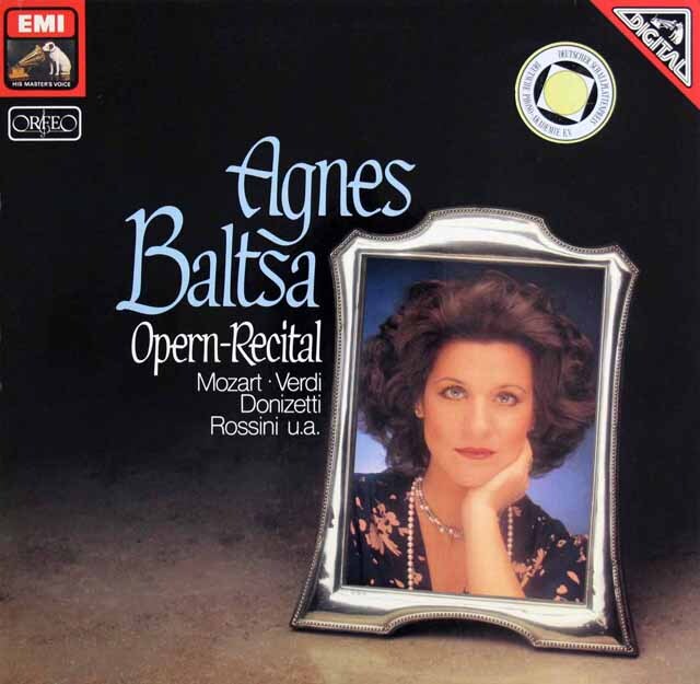 バルツァのオペラ・リサイタル　独EMI　3729　LP レコード