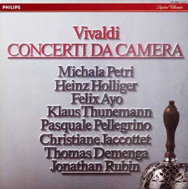 LP レコード ペトリ、ホリガー、アーヨらのヴィヴァルディ/室内協奏曲