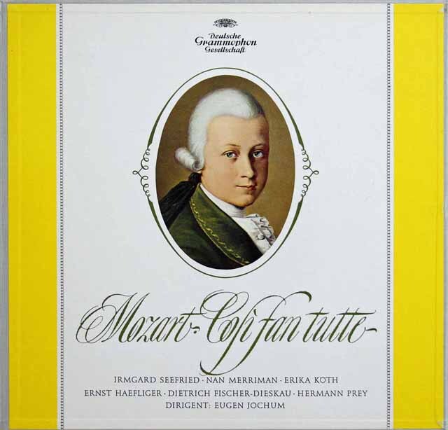 【独最初期盤】　ヨッフムのモーツァルト/「コジ・ファン・トゥッテ」全曲　独DGG　3729　LP レコード