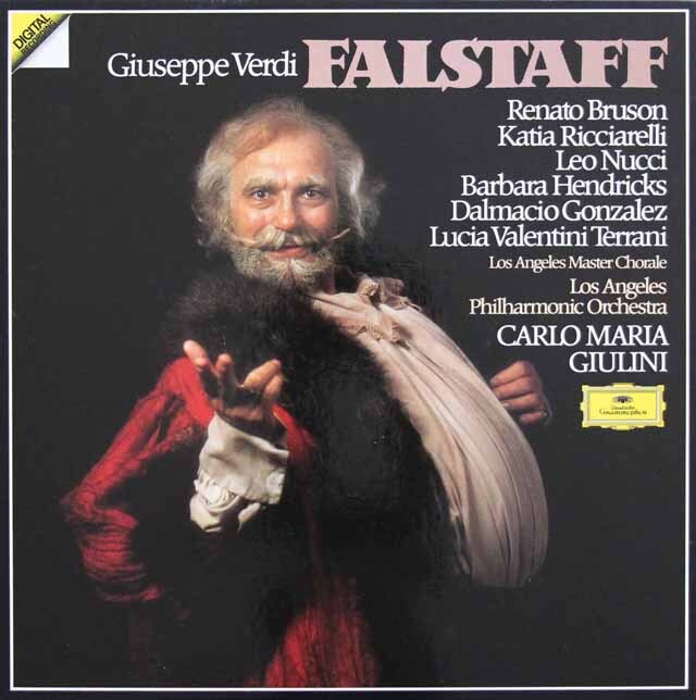 ジュリーニのヴェルディ/「ファルスタッフ」全曲　独DGG　3729　LP レコード