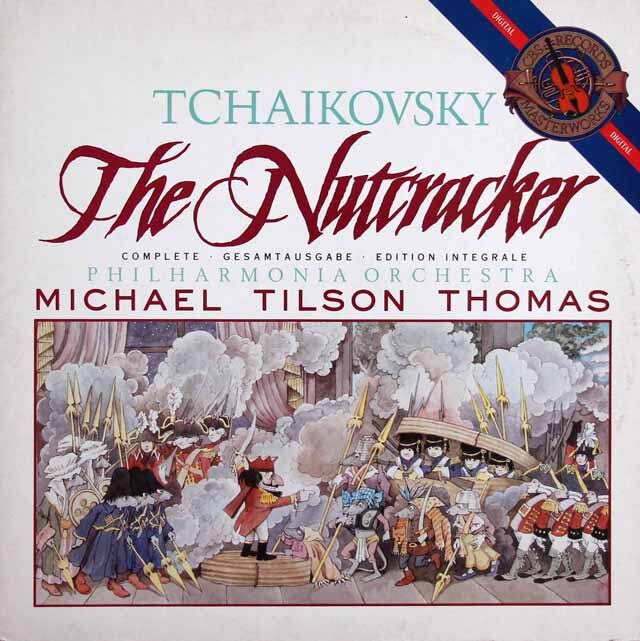 ティルソン・トーマスのチャイコフスキー/「くるみ割り人形」全曲　蘭CBS　3730　LP レコード