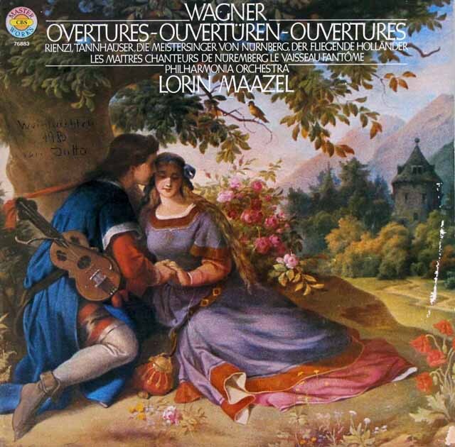 マゼールのワーグナー/「さまよえるオランダ人」ほか序曲、前奏曲集　独CBS　3730　LP レコード