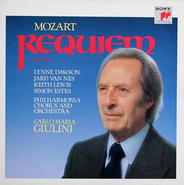 ジュリーニのモーツァルト/レクイエム　独SONY CLASSICAL　3730　LP レコード