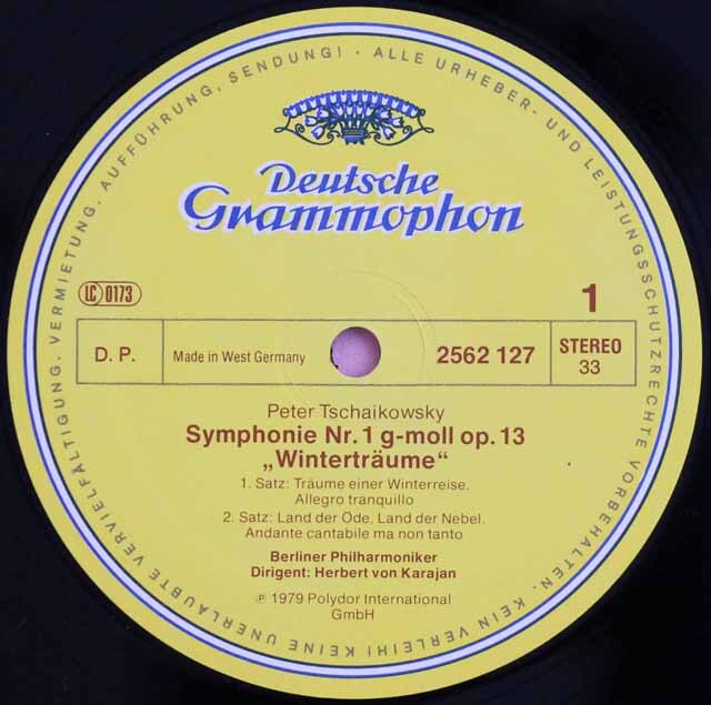 レコード　チャイコフスキー 交響曲 カラヤン LP レコード カラヤンのチャイコフスキー/交響曲全集 独DGG 3611
