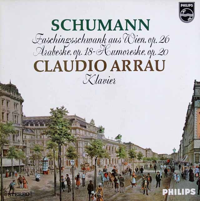 アラウのシューマン/「ウィーンの謝肉祭の道化」ほか　蘭PHILIPS　3731　LP レコード