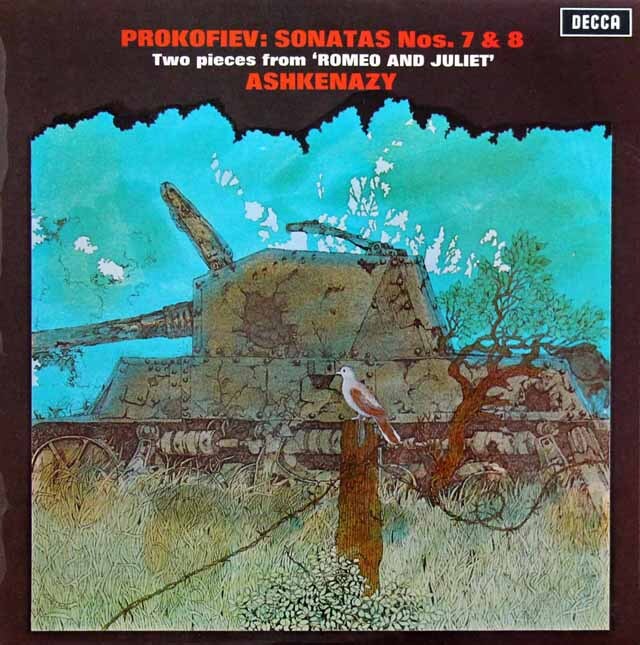 アシュケナージのプロコフィエフ/ピアノソナタ第7、8番　英DECCA　3731　LP レコード