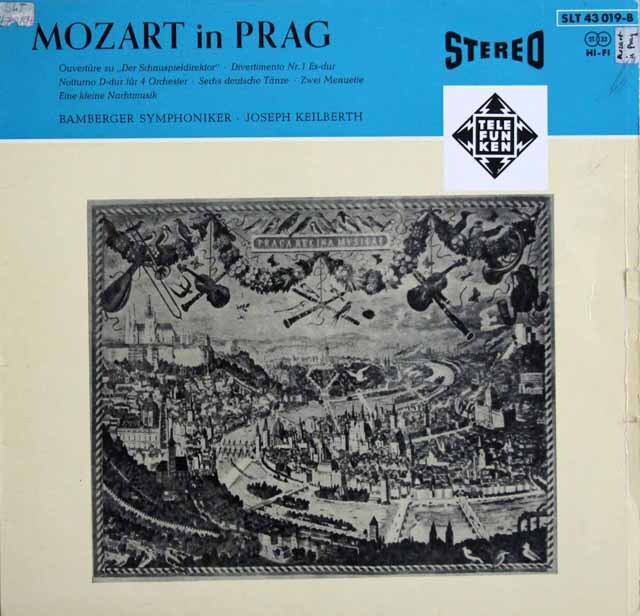 【オリジナル盤】　カイルベルトの「モーツァルト・イン・プラハ」　独TELEFUNKEN　3732　LP レコード